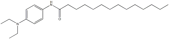 N-[4-(diethylamino)phenyl]tetradecanamide 구조식 이미지