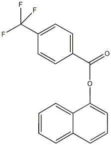 1-naphthyl4-(trifluoromethyl)benzoate 구조식 이미지