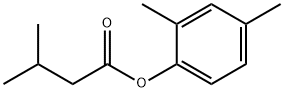 2,4-dimethylphenyl 3-methylbutanoate 구조식 이미지