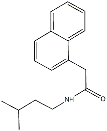 N-isopentyl-2-(1-naphthyl)acetamide Structure