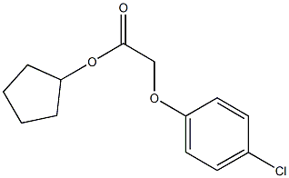 cyclopentyl(4-chlorophenoxy)acetate Structure