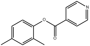 2,4-dimethylphenyl isonicotinate 구조식 이미지