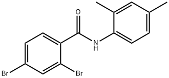 2,4-dibromo-N-(2,4-dimethylphenyl)benzamide Structure