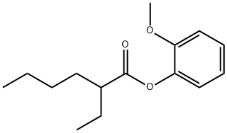 2-methoxyphenyl 2-ethylhexanoate 구조식 이미지