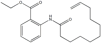 ethyl 2-(10-undecenoylamino)benzoate 구조식 이미지