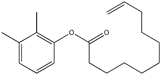 2,3-dimethylphenyl 10-undecenoate Structure