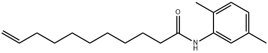 N-(2,5-dimethylphenyl)-10-undecenamide 구조식 이미지