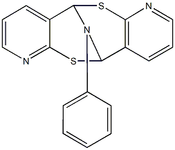 17-phenyl-8,16-dithia-6,14,17-triazatetracyclo[7.7.1.0~2,7~.0~10,15~]heptadeca-2,4,6,10,12,14-hexaene Structure