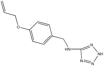 N-[4-(allyloxy)benzyl]-N-(2H-tetraazol-5-yl)amine 구조식 이미지