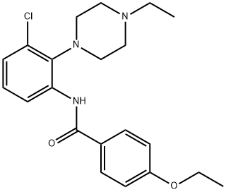 N-[3-chloro-2-(4-ethyl-1-piperazinyl)phenyl]-4-ethoxybenzamide Structure