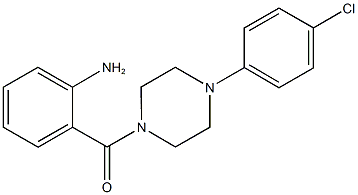 2-{[4-(4-chlorophenyl)-1-piperazinyl]carbonyl}phenylamine Structure