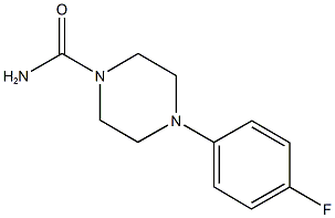 4-(4-fluorophenyl)-1-piperazinecarboxamide 구조식 이미지