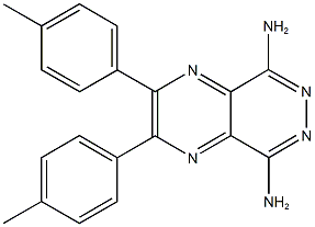 8-amino-2,3-bis(4-methylphenyl)pyrazino[2,3-d]pyridazin-5-ylamine Structure