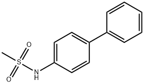 N-[1,1'-biphenyl]-4-ylmethanesulfonamide 구조식 이미지