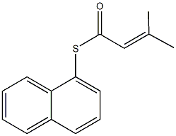 S-(1-naphthyl) 3-methyl-2-butenethioate 구조식 이미지