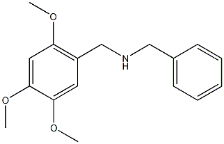 N-benzyl-N-(2,4,5-trimethoxybenzyl)amine 구조식 이미지