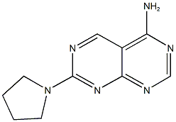 7-(1-pyrrolidinyl)pyrimido[4,5-d]pyrimidin-4-amine Structure