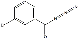 3-bromobenzoyl azide 구조식 이미지