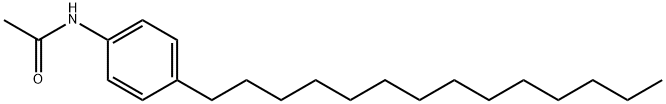 N-(4-tetradecylphenyl)acetamide Structure