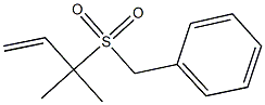 {[(1,1-dimethyl-2-propenyl)sulfonyl]methyl}benzene Structure