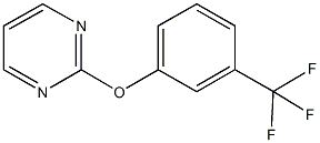 2-pyrimidinyl 3-(trifluoromethyl)phenyl ether Structure