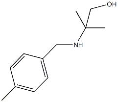 2-methyl-2-[(4-methylbenzyl)amino]-1-propanol 구조식 이미지