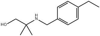 1-Propanol,2-[[(4-ethylphenyl)methyl]amino]-2-methyl-(9CI) Structure