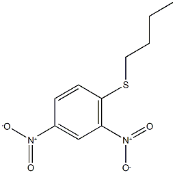 1-(butylsulfanyl)-2,4-dinitrobenzene Structure