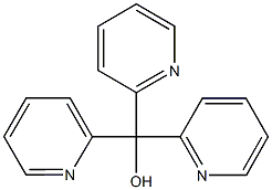 tri(2-pyridinyl)methanol Structure