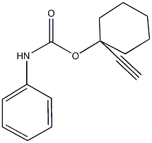 1-ethynylcyclohexyl phenylcarbamate Structure