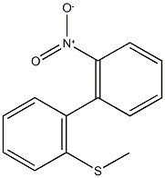 2-nitro-2'-(methylsulfanyl)-1,1'-biphenyl Structure