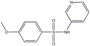 4-methoxy-N-(3-pyridinyl)benzenesulfonamide 구조식 이미지