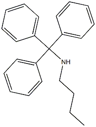N-butyl-N-tritylamine 구조식 이미지