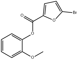 2-methoxyphenyl 5-bromo-2-furoate 구조식 이미지