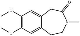 7,8-dimethoxy-3-methyl-1,3,4,5-tetrahydro-2H-3-benzazepin-2-one Structure