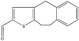 9,10-dihydro-4H-benzo[4,5]cyclohepta[1,2-b]thiophene-2-carbaldehyde 구조식 이미지