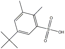 5-tert-butyl-2,3-dimethylbenzenesulfonic acid Structure
