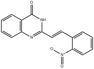 2-(2-{2-nitrophenyl}vinyl)-4(3H)-quinazolinone 구조식 이미지