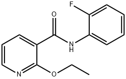 3-피리딘카르복사미드,2-에톡시-N-(2-플루오로페닐)-(9CI) 구조식 이미지