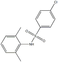 4-chloro-N-(2,6-dimethylphenyl)benzenesulfonamide 구조식 이미지