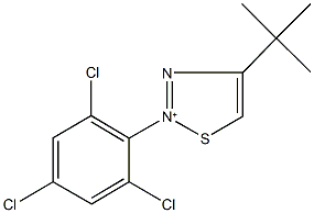 4-tert-butyl-2-(2,4,6-trichlorophenyl)-1,2,3-thiadiazol-2-ium Structure