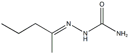 2-pentanone semicarbazone Structure