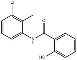 N-(3-chloro-2-methylphenyl)-2-hydroxybenzamide Structure