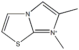 6,7-dimethylimidazo[2,1-b][1,3]thiazol-7-ium Structure