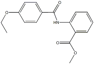 methyl2-[(4-ethoxybenzoyl)amino]benzoate Structure