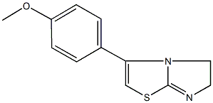 3-(4-methoxyphenyl)-5,6-dihydroimidazo[2,1-b][1,3]thiazole 구조식 이미지