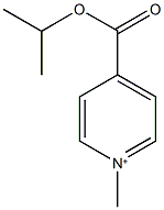 4-(isopropoxycarbonyl)-1-methylpyridinium Structure