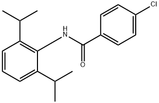 4-chloro-N-(2,6-diisopropylphenyl)benzamide Structure