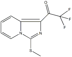 2,2,2-trifluoro-1-[3-(methylsulfanyl)imidazo[1,5-a]pyridin-1-yl]ethanone Structure