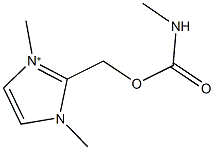 (1,3-dimethyl-1H-imidazol-3-ium-2-yl)methyl methylcarbamate 구조식 이미지